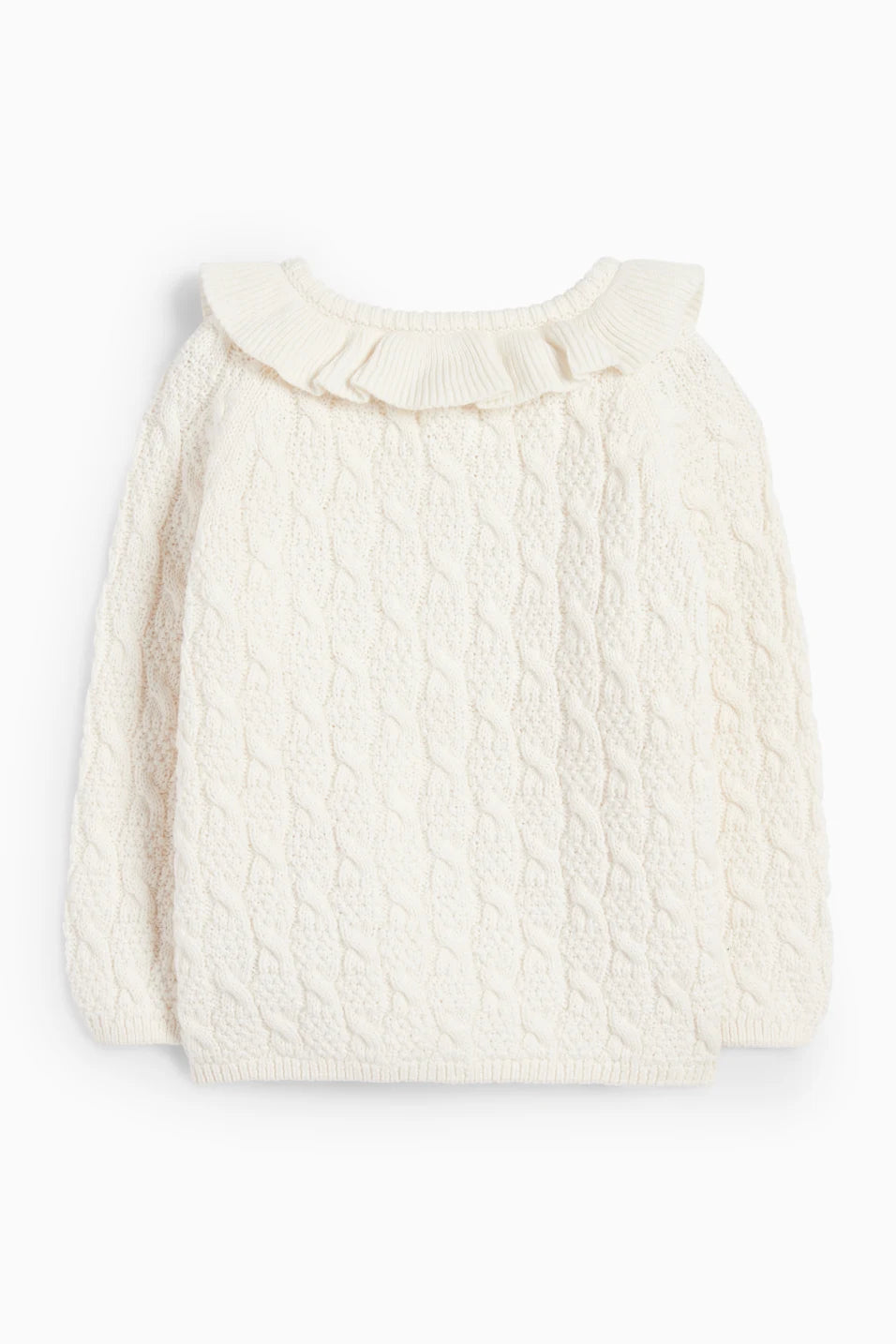 Baby Cardigan - Braid Pattern