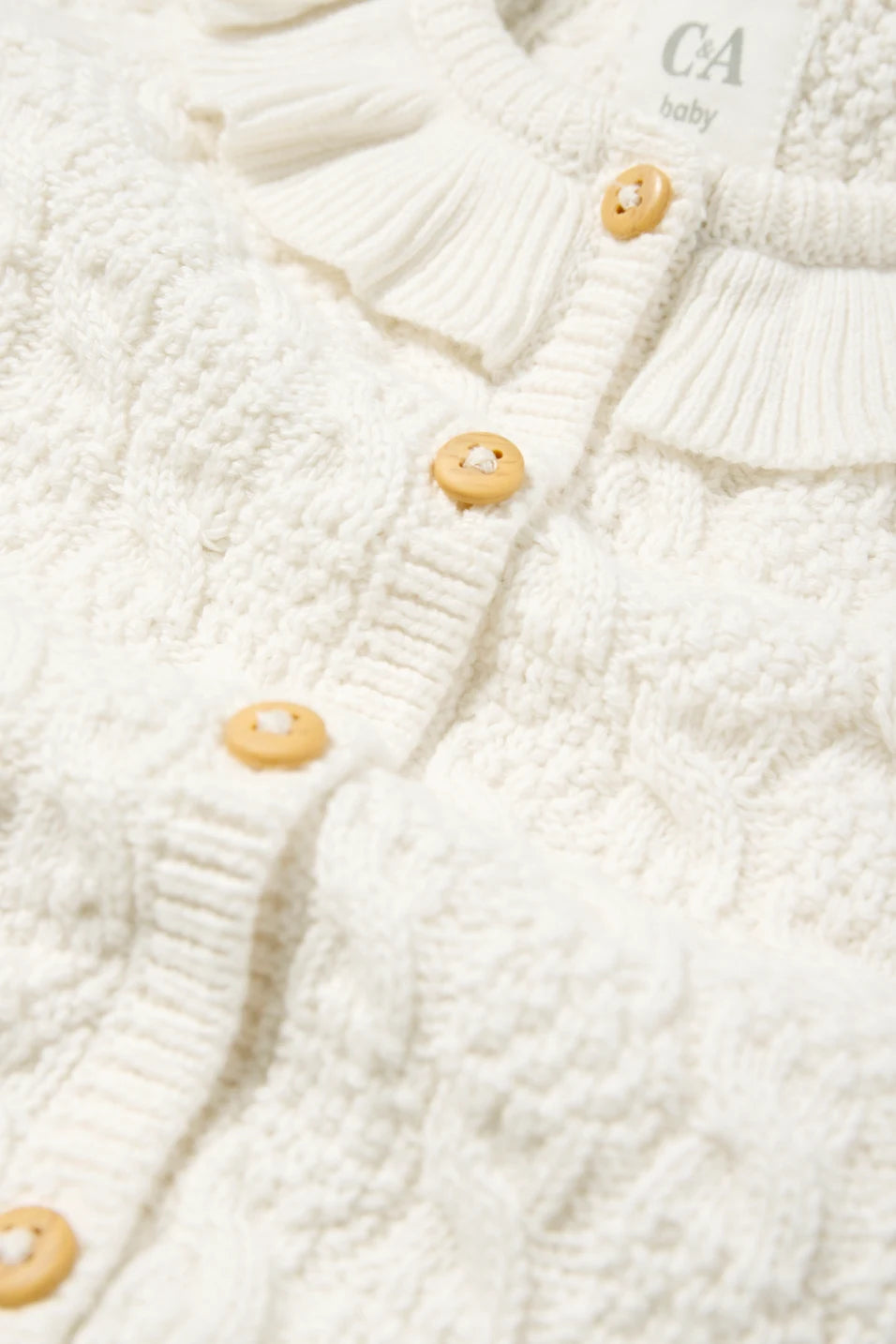 Baby Cardigan - Braid Pattern