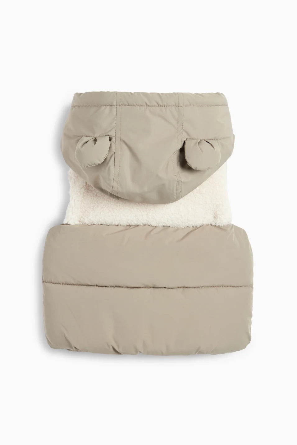Bear - lined vest jacket