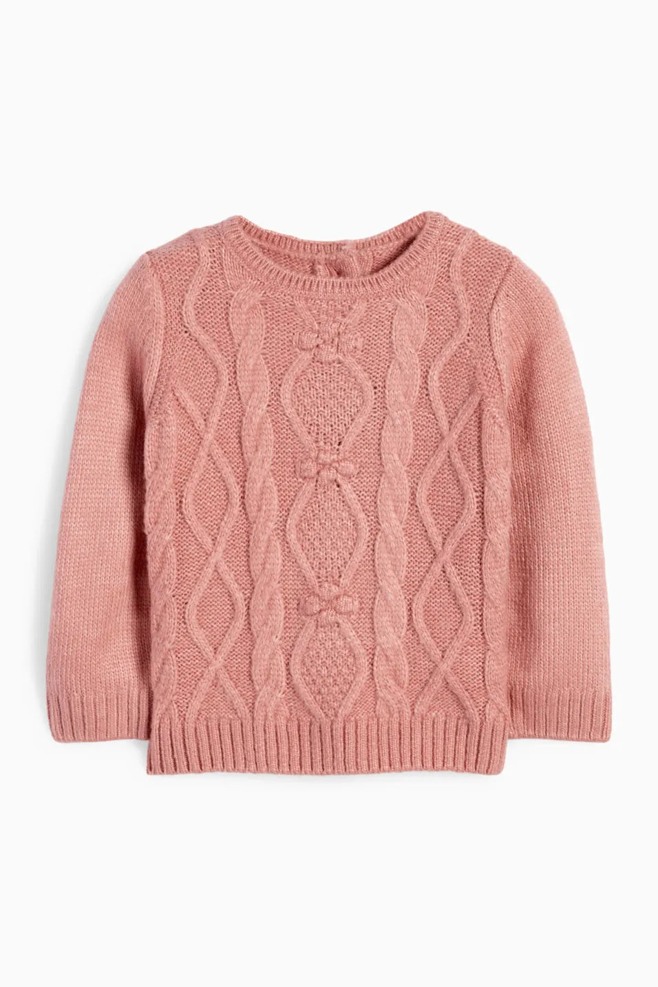 Baby sweater - Braid pattern
