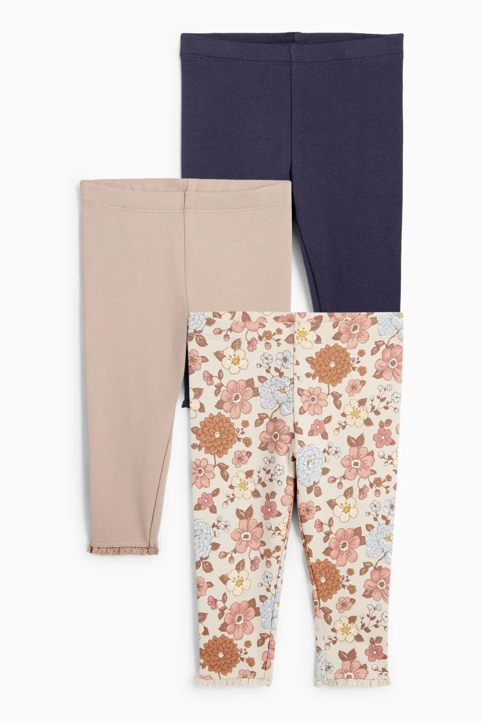 Flowers - 3 Thermal Leggings