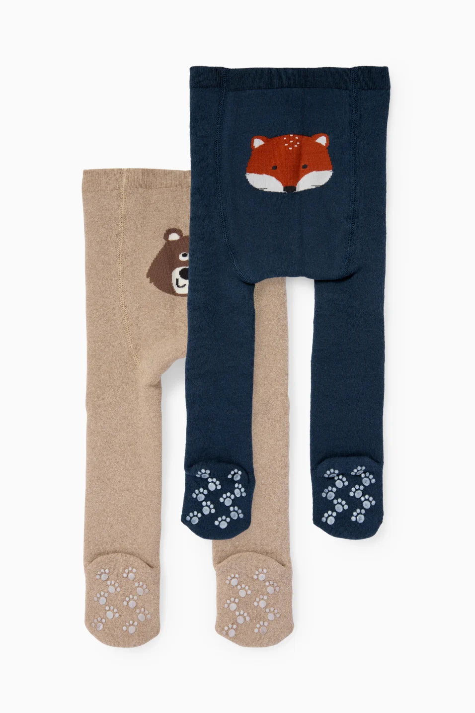 Fox - Pack of 2 Thermo Anti-Slip Tights