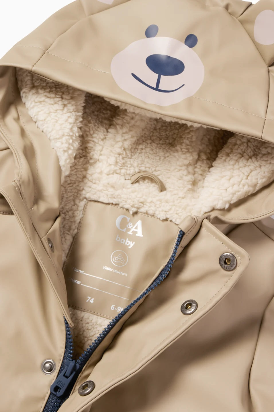Bear - Baby Parka with Hood - Waterproof