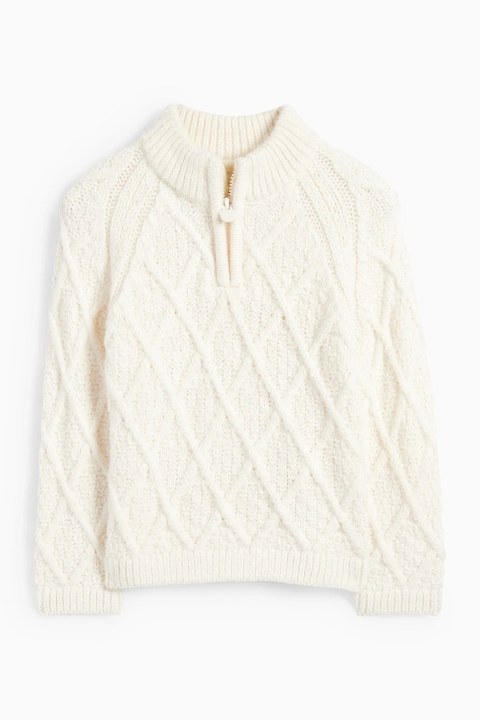 Baby sweater - braid pattern