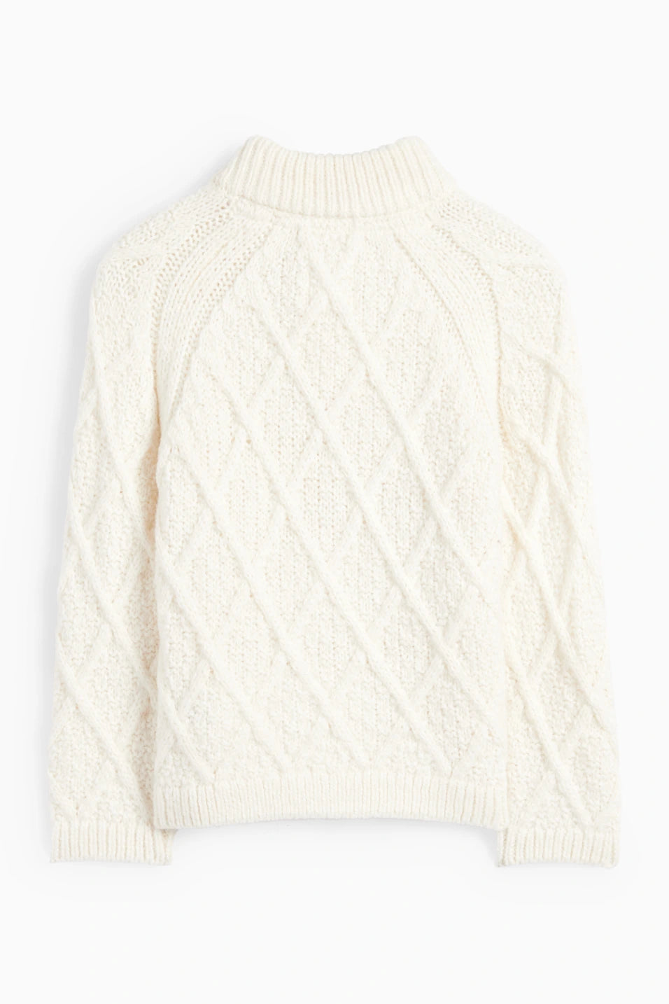 Baby sweater - braid pattern