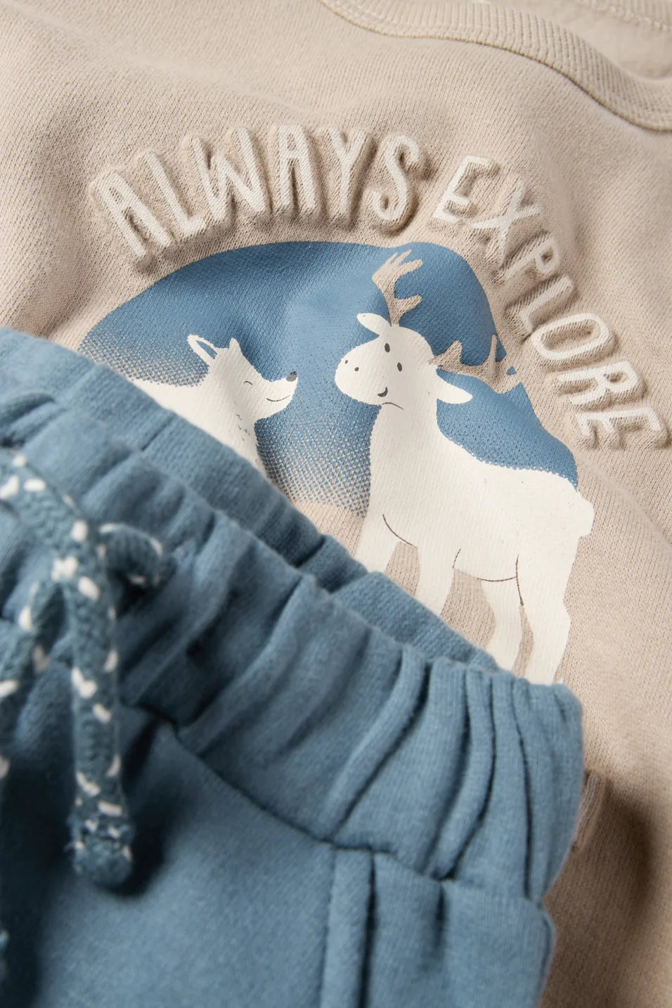 Wolf and Elk - Baby boy outfit