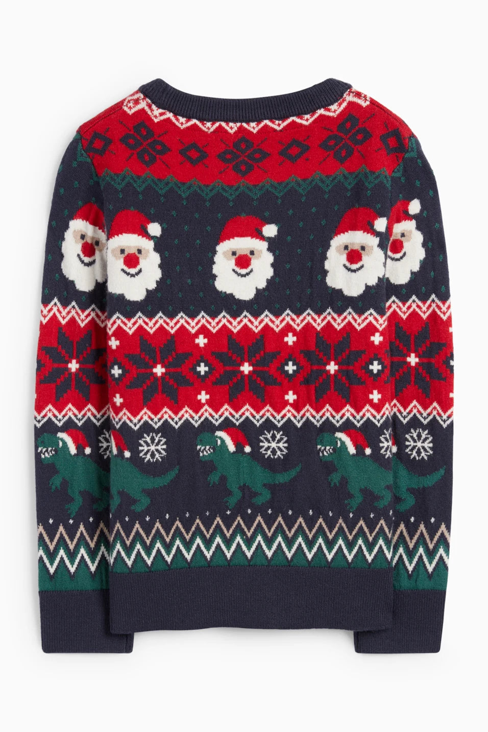 Dino and Santa Claus - Christmas Sweater