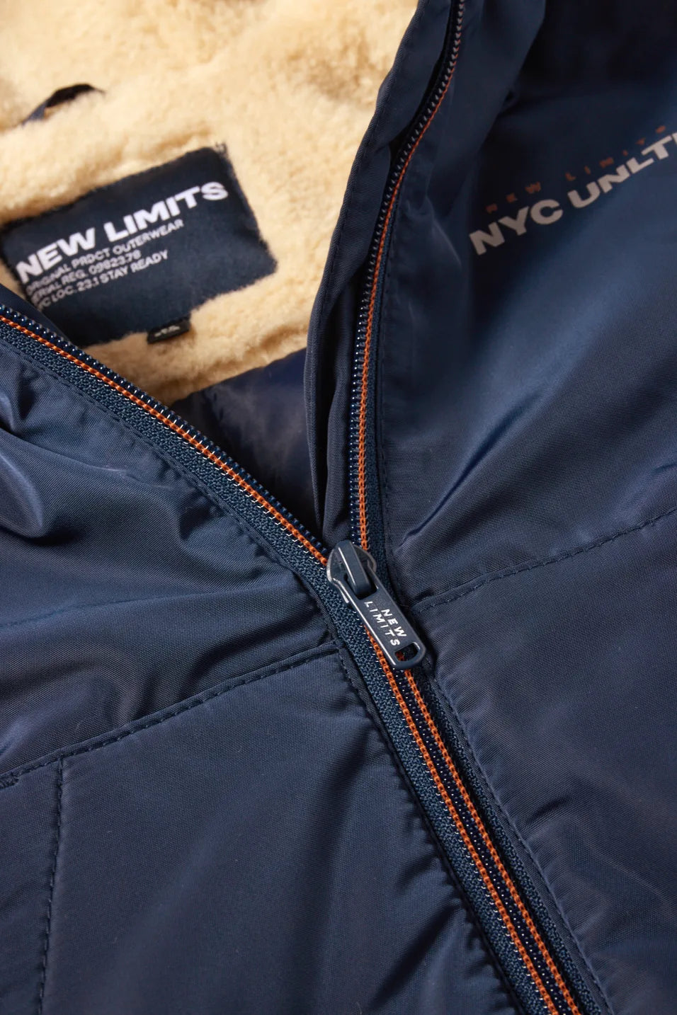 Lined hooded jacket