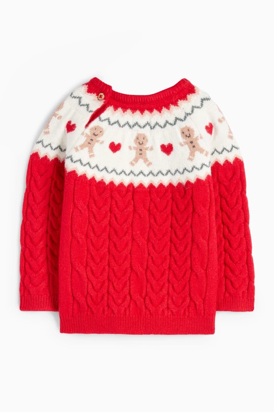 Gingerbread - Christmas Sweater - Braid Pattern