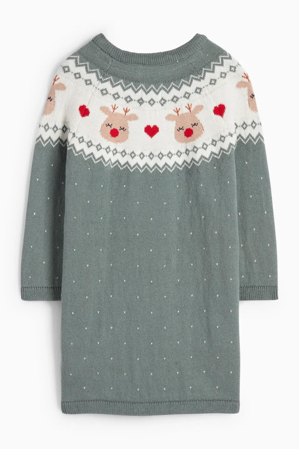 Reindeer - Christmas Knit Dress