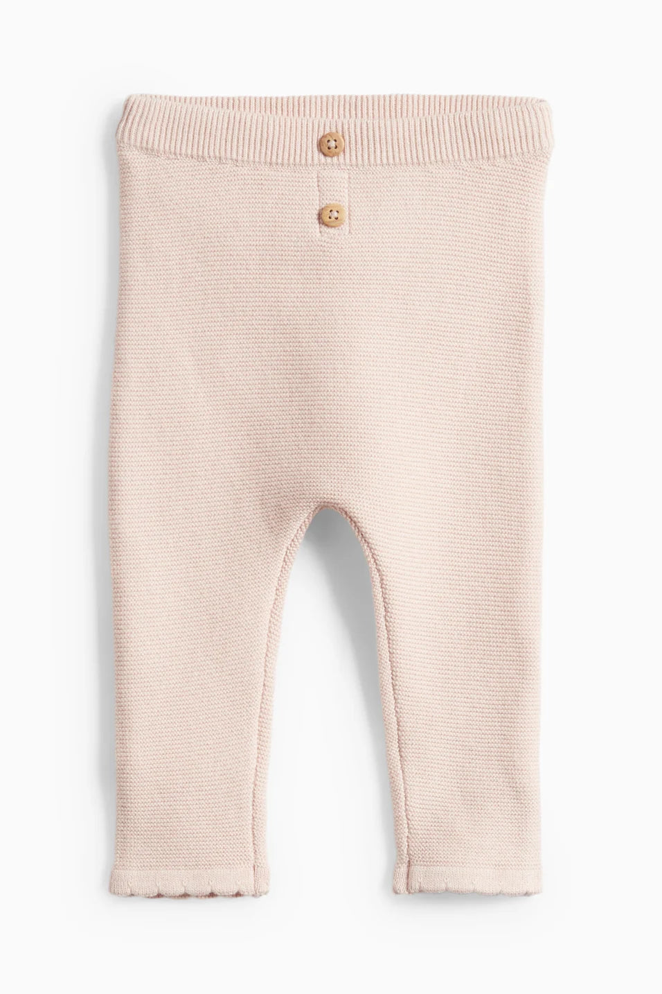 Flower - Knit baby outfit