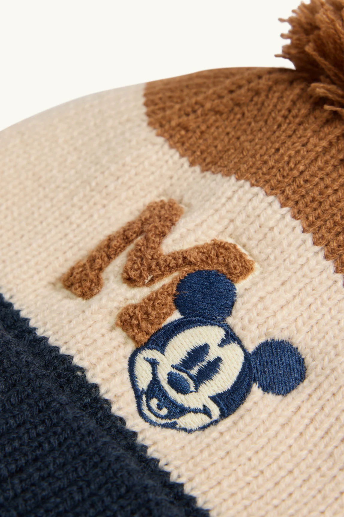Mickey Mouse - Baby Pompom Hat