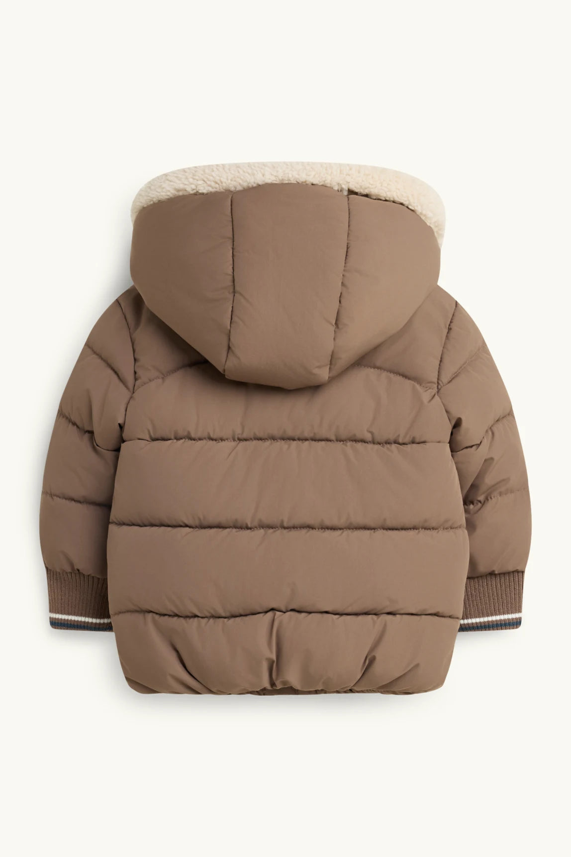Fox - Baby Quilted Jacket with Hood - Lined
