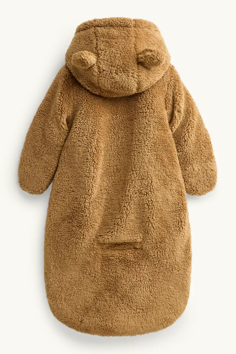 Baby fleece snowsuit with hood