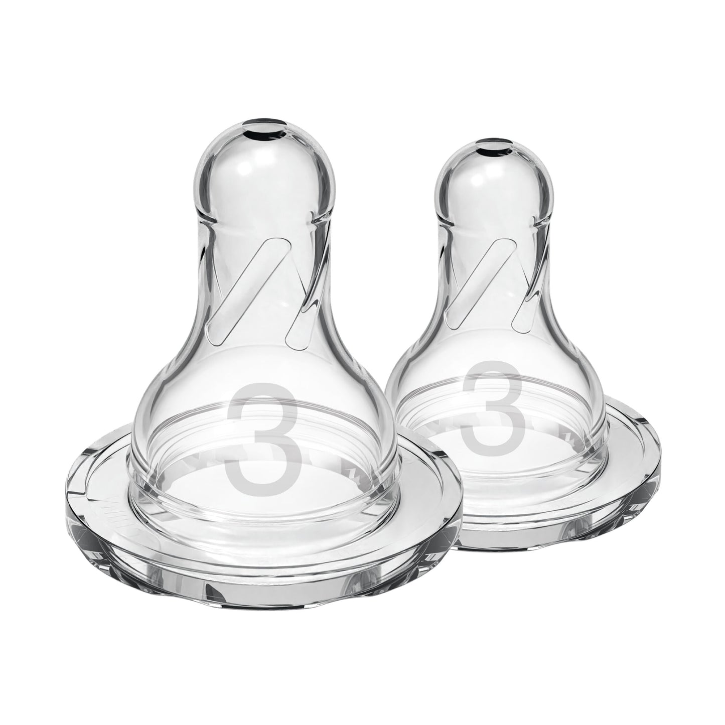 Dr. Brown’s Narrow Neck Options+ Nipple, Level-3 (6m+), 2-Pack