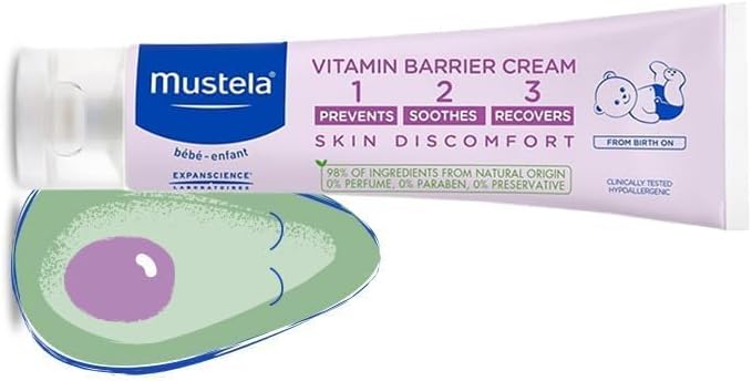 Mustela Baby Diaper Rash Vitamin Barrier Cream - 50ml