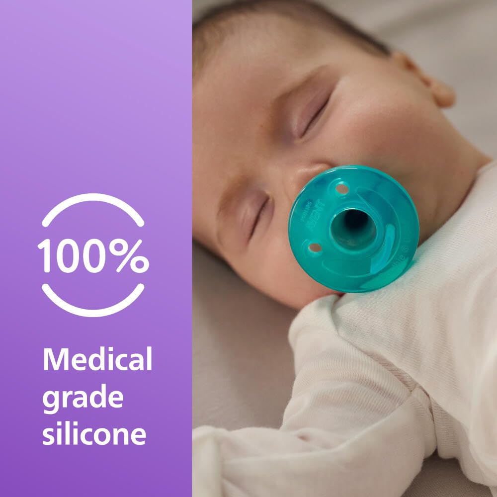 Philips Avent Soothie Pacifiers - Pack of 2 - 0/3 Months, USA Edition
