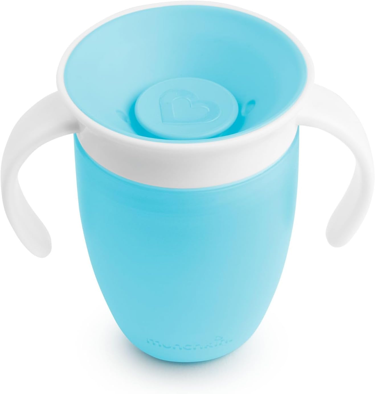 Munchkin 360° Trainer cup, Spill proof and leak proof cup with handle & Lid - 6m+ - Blue