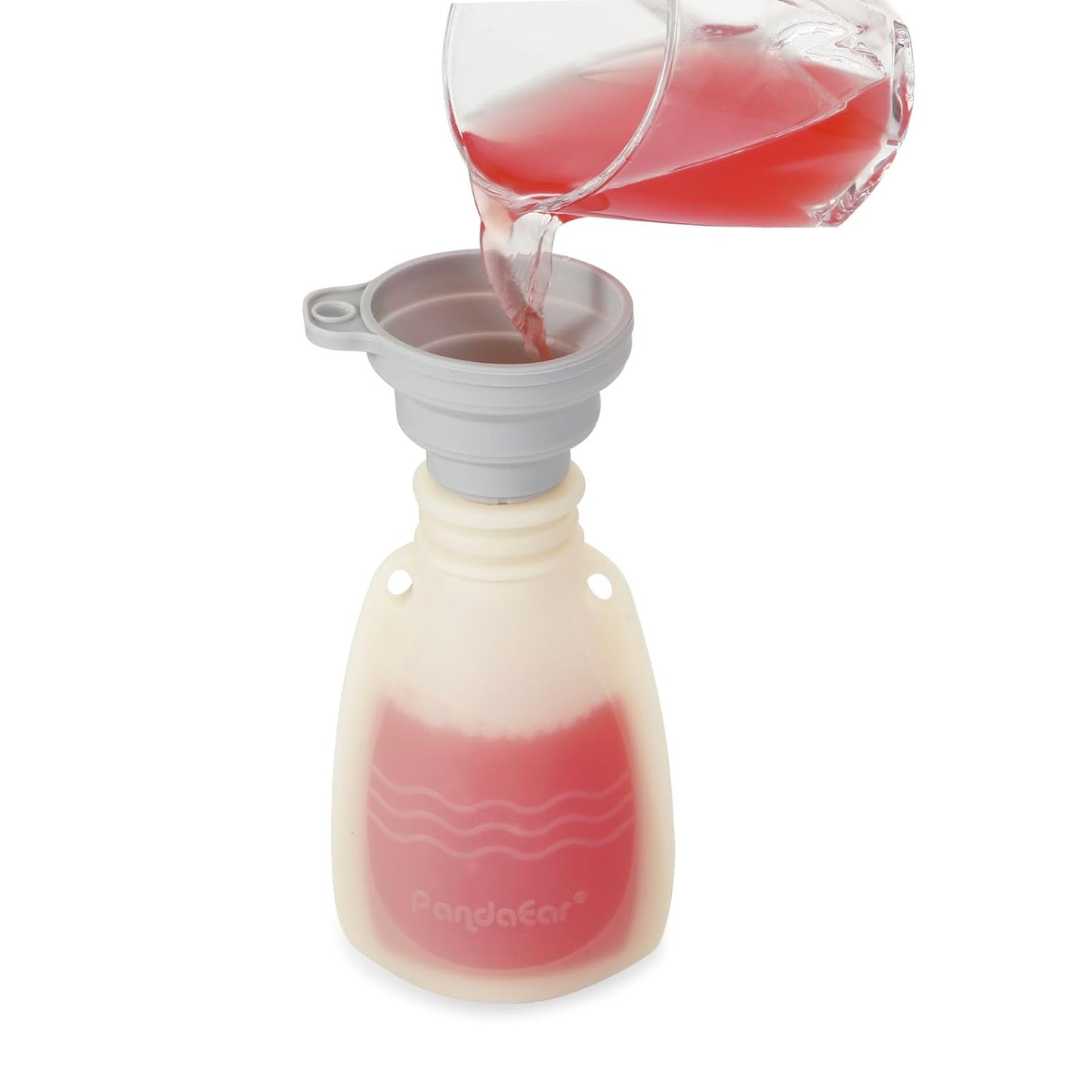 Reusable Silicone Baby Food Pouches, 4 Pack