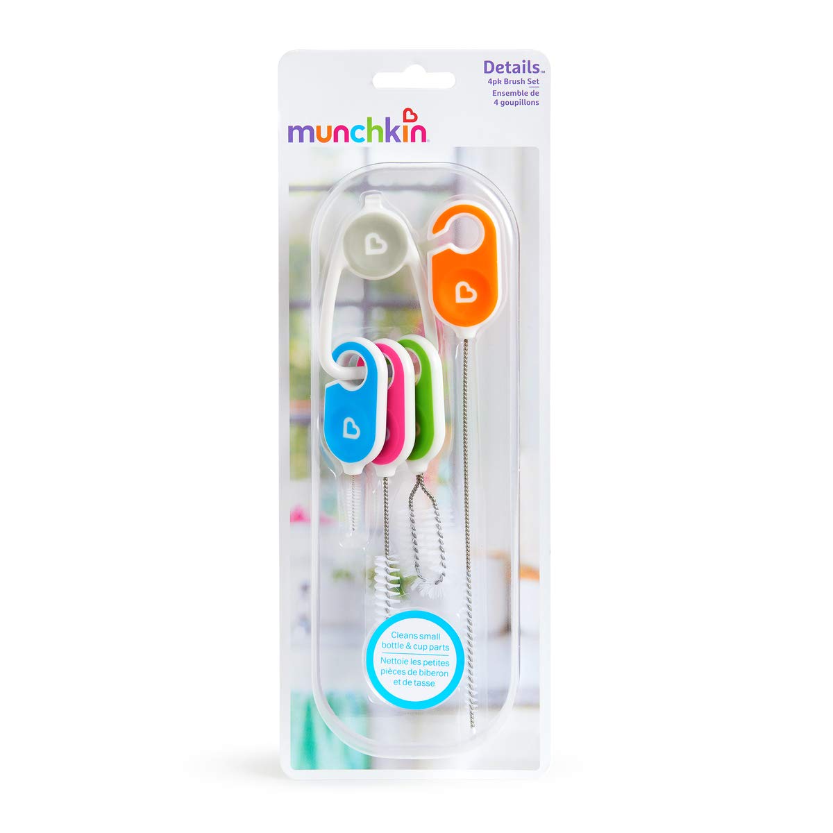 Munchkin Details Cleaning Brush Set - Pack of 4