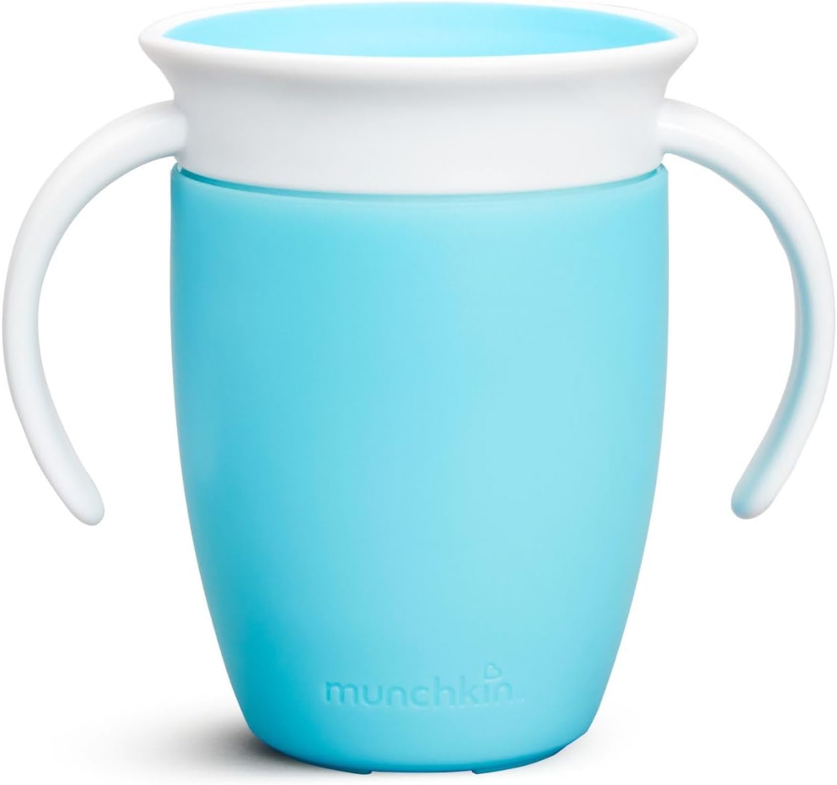 Munchkin 360° Trainer cup, Spill proof and leak proof cup with handle & Lid - 6m+ - Blue
