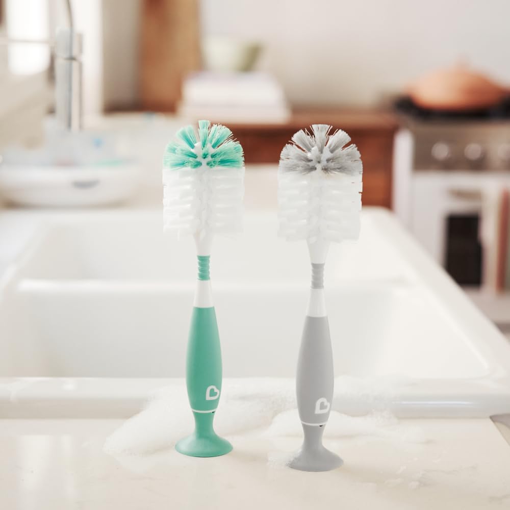 Munchkin Bottle & teat cleaning Brush set - Green