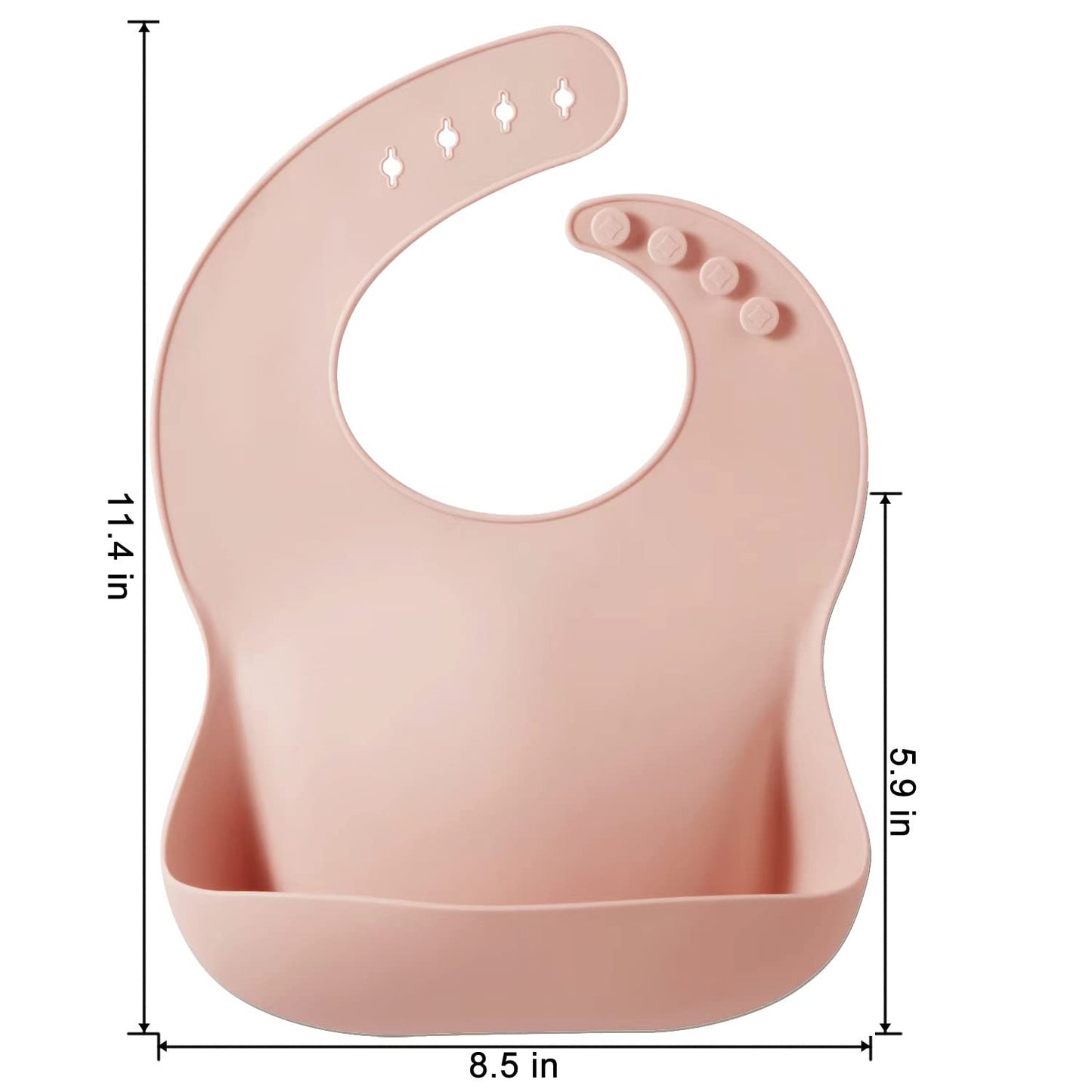 Silicone Baby Bib, BPA Free for Babies and Toddlers