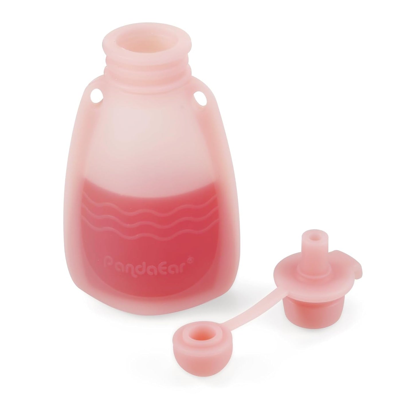 Reusable Silicone Baby Food Pouches, 4 Pack
