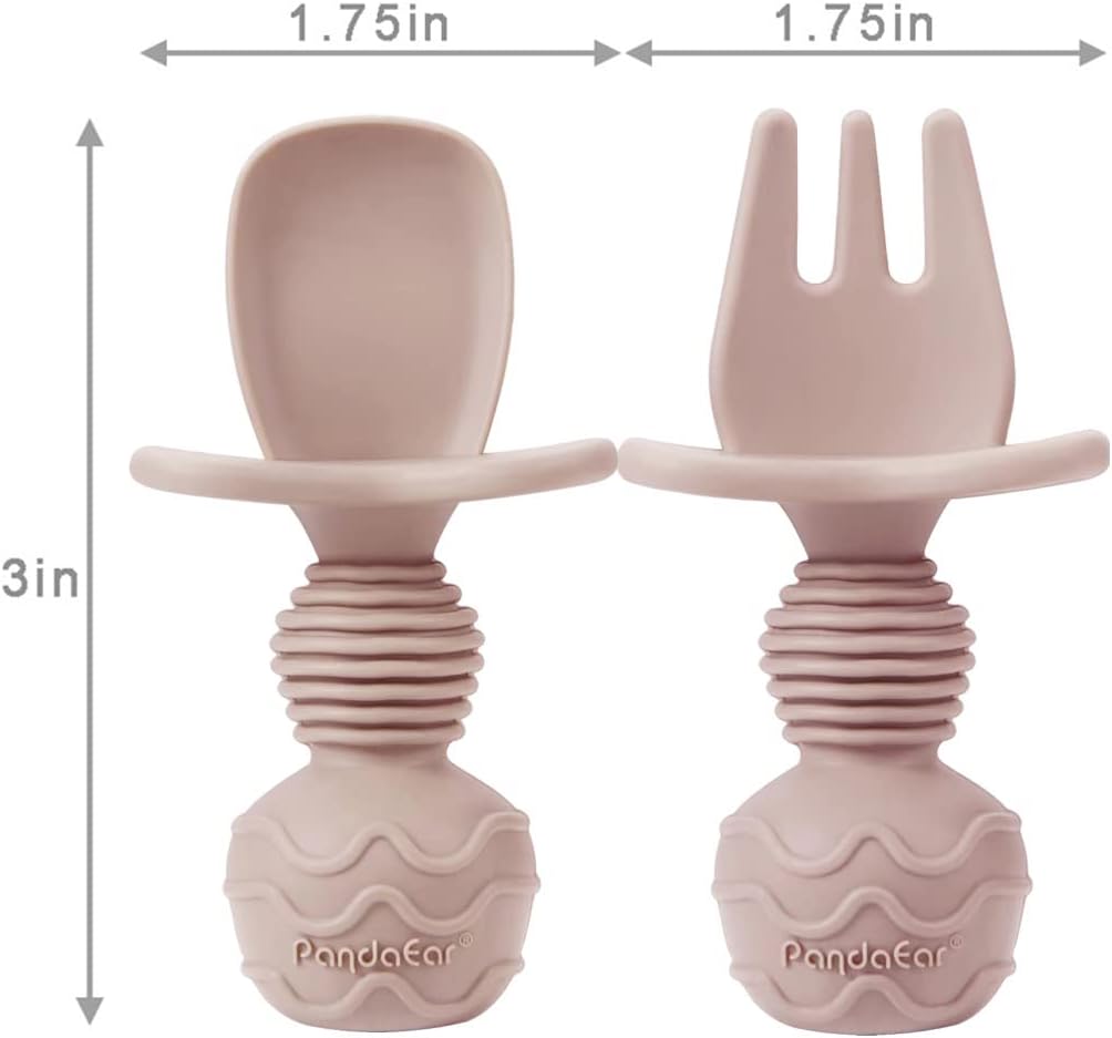 4 pieces set - Divided Suction Plate with Cup, Spoon & Fork