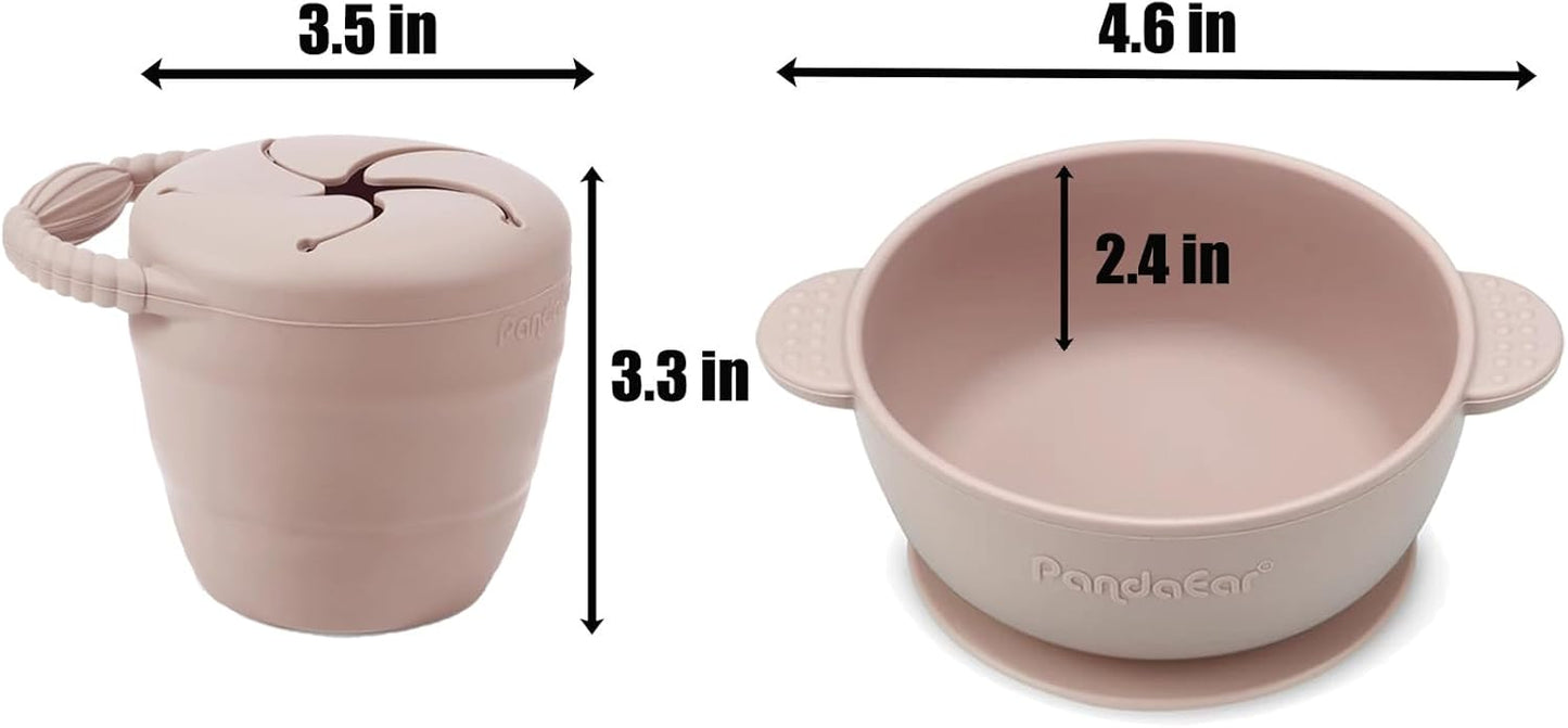 Baby 9 pieces Crockery Set - Pink