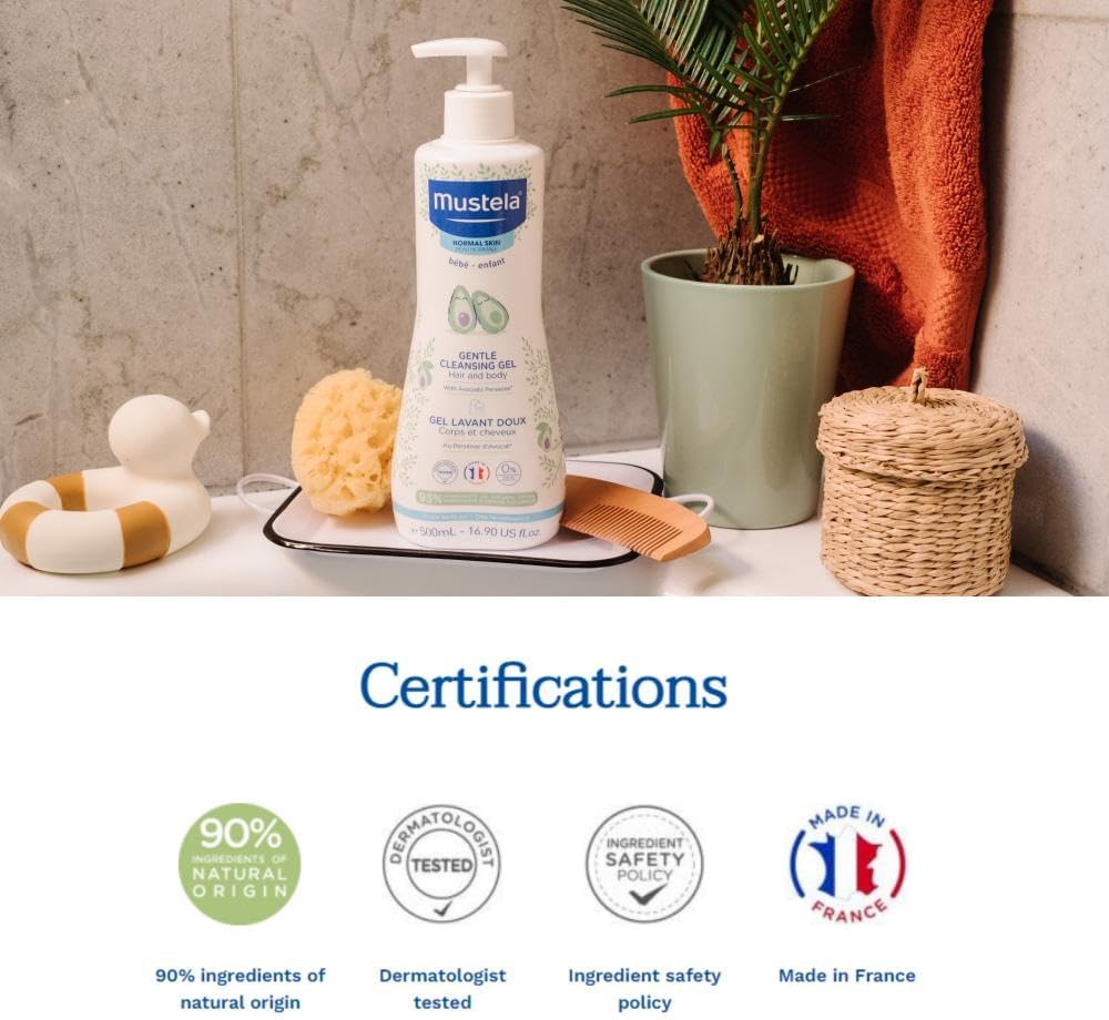 Mustela Baby Gentle Cleansing Gel - Hair & Body - 500ml