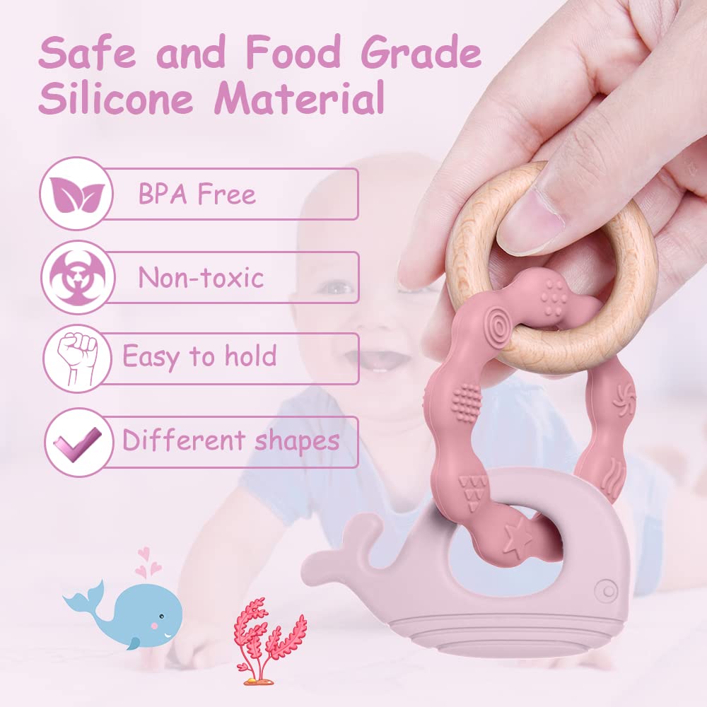 Teething Ring - Pink