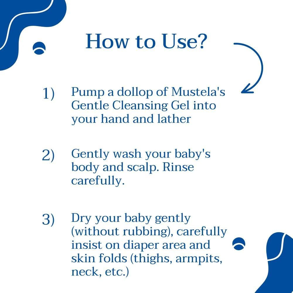 Mustela Baby Gentle Cleansing Gel - Hair & Body - 500ml