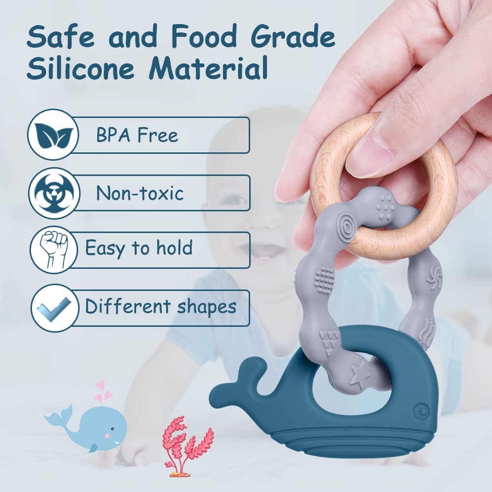Teething Ring - Blue