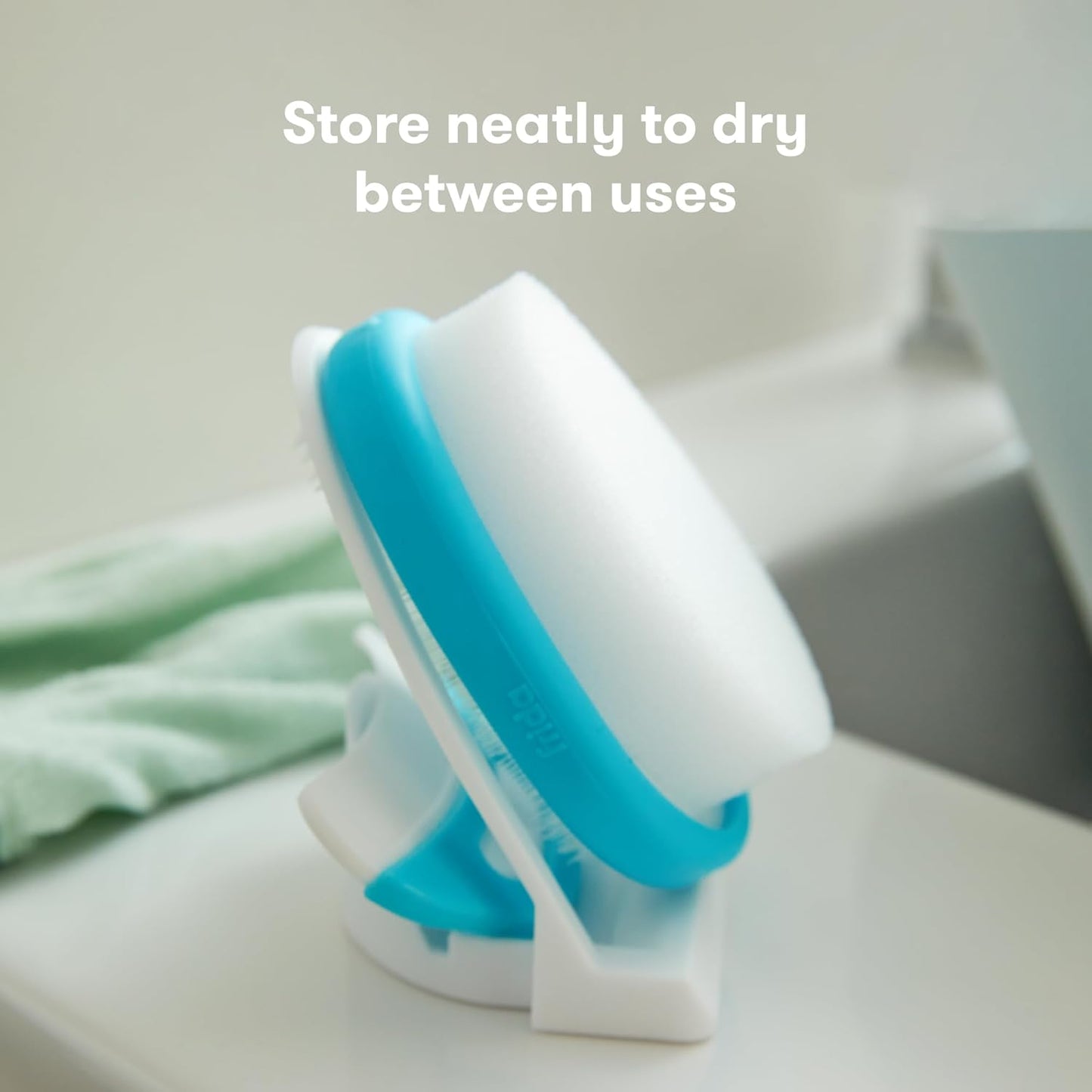 Dermafrida The Flakefixer 3-Step Cradle Cap System - Sponge, Brush, Comb And Storage Stand