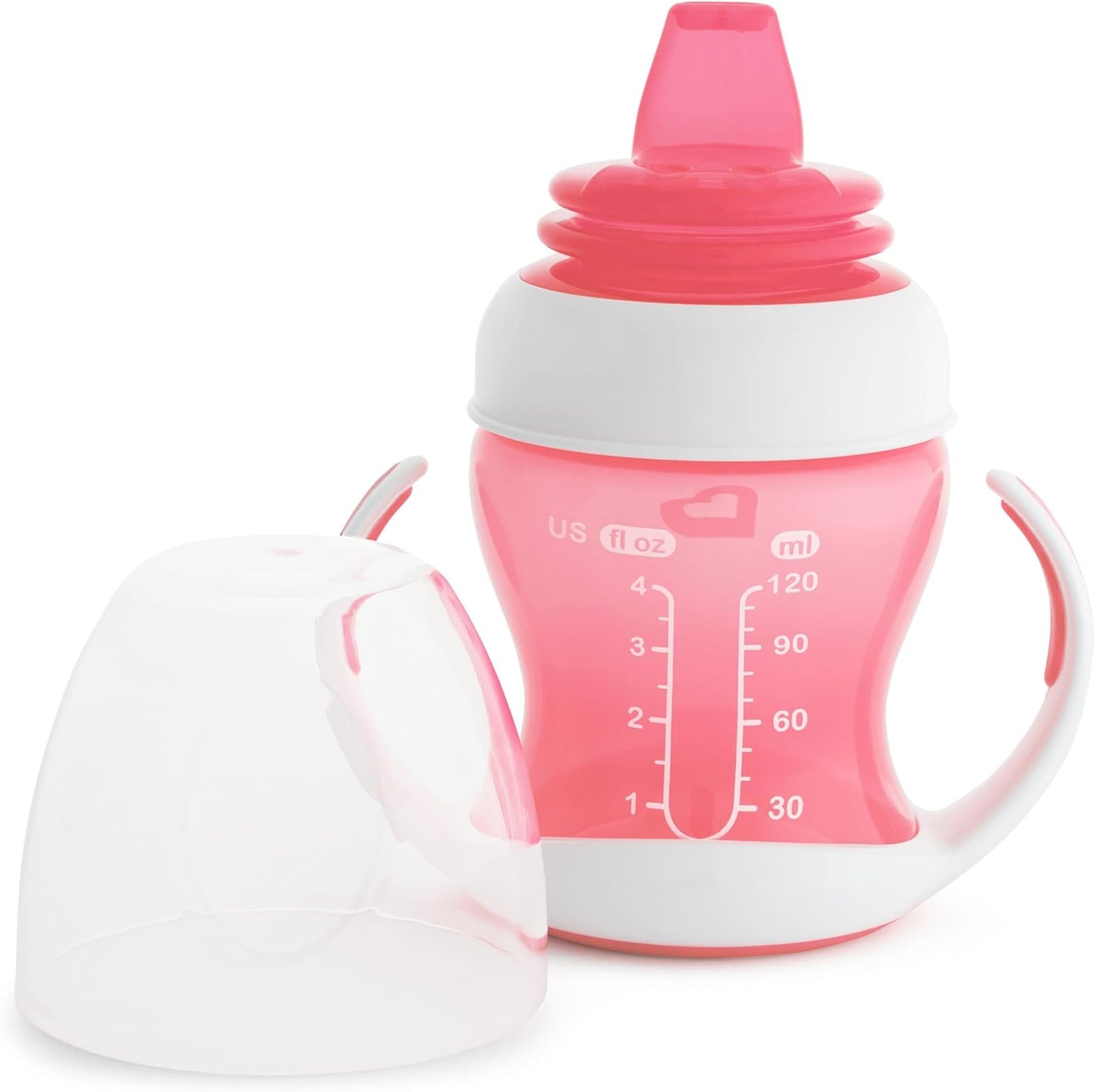 Munchkin Gentle Transition Trainer Cup, 4m+, Pink
