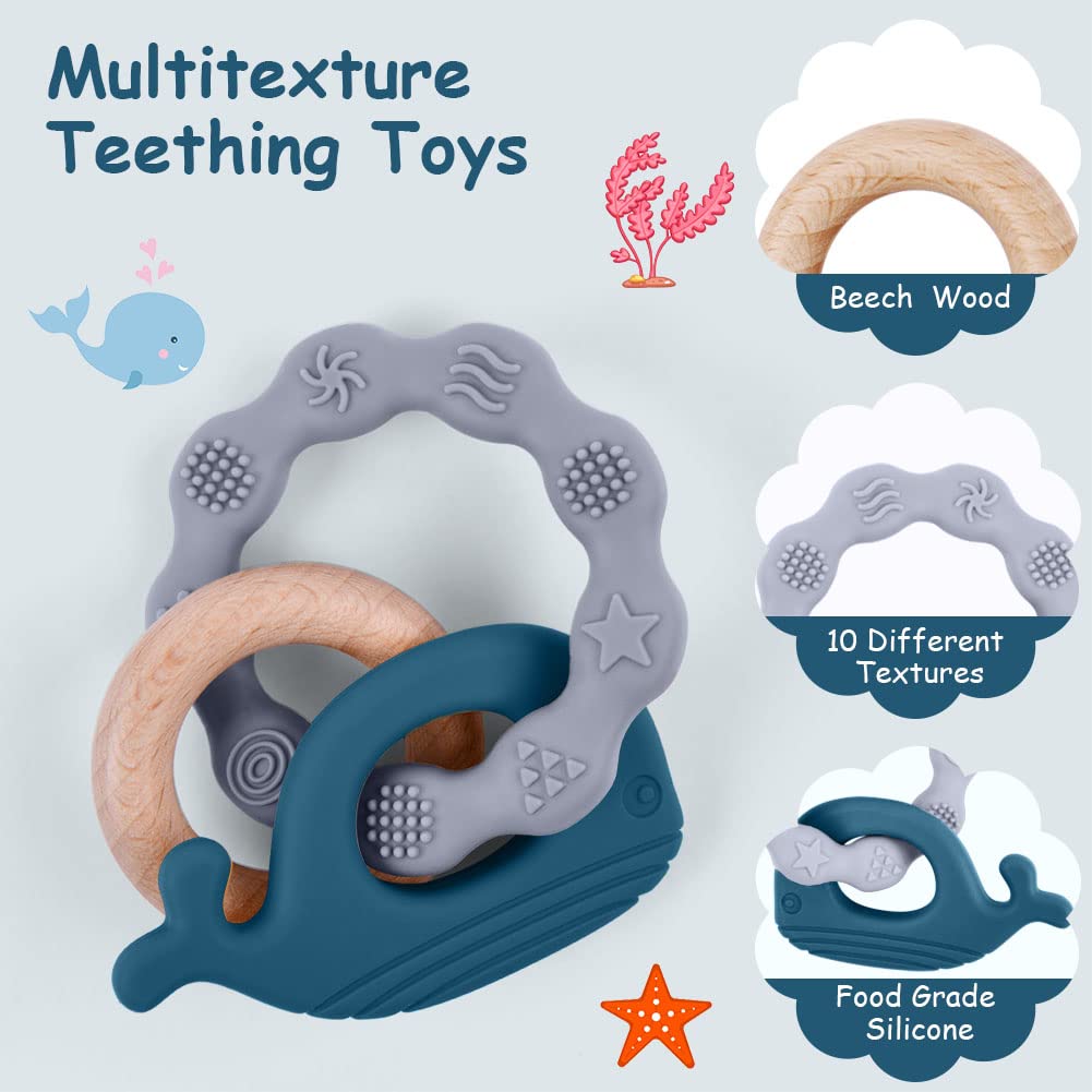 Teething Ring - Blue