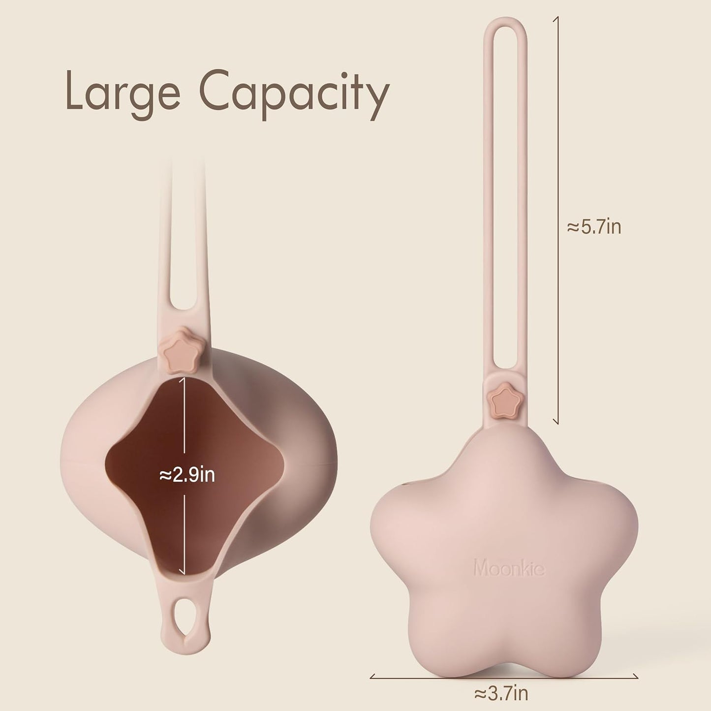 Silicone Dummy Box for On the Go - Star Design