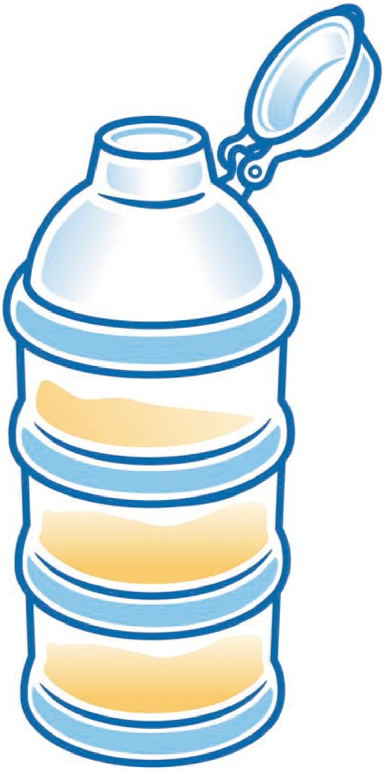 NUK milk powder Dispensers BPA-Free, Set of 3, petrol