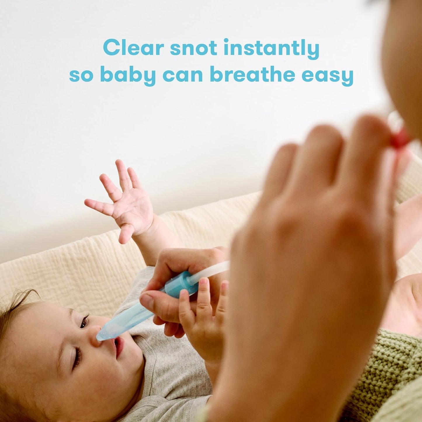 NoseFrida - Nasal Aspirator - with 4 hygiene filters and travel case