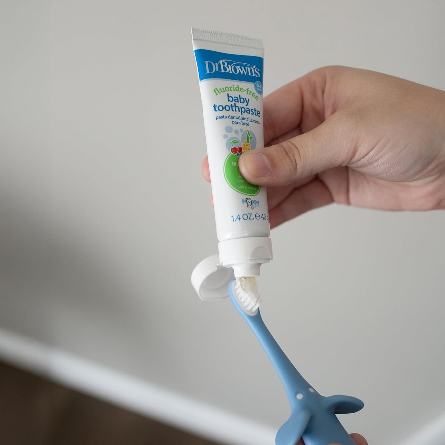 Dr. Brown's - Infant-to-Toddler Toothbrush Set - Blue