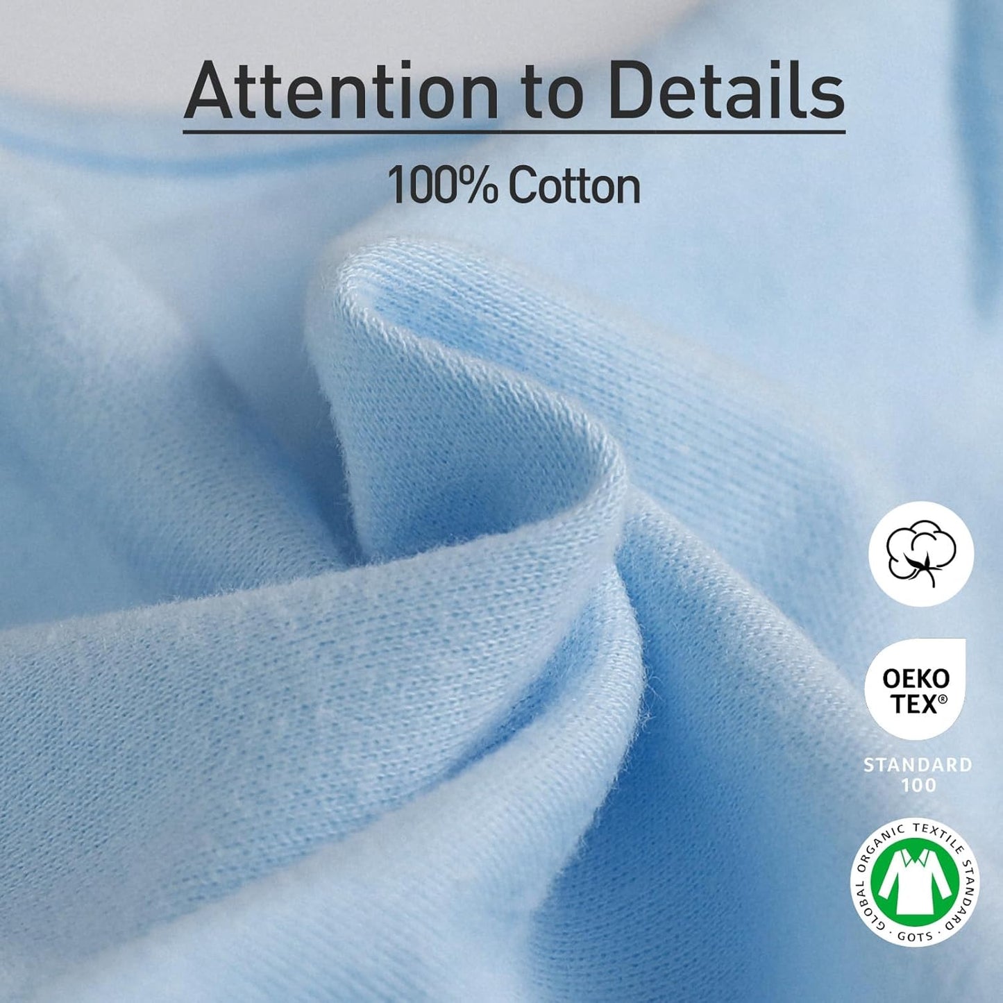 Pack of 3 Swaddle blankets - Sky Blue