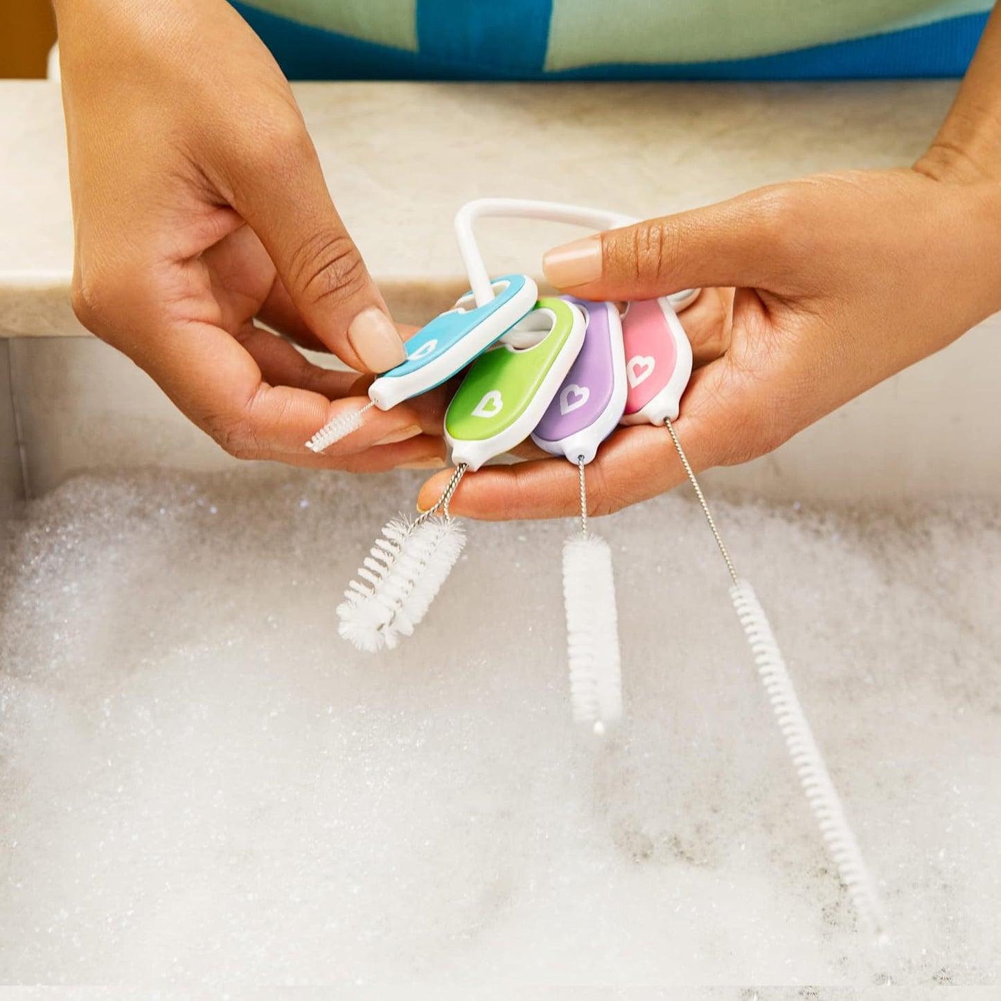 Munchkin Details Cleaning Brush Set - Pack of 4