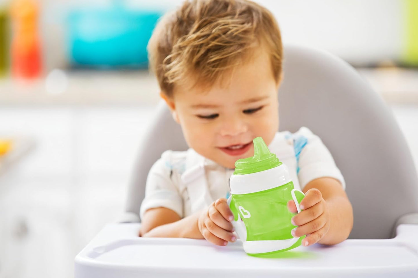 Munchkin Gentle Transition Trainer Cup, 4m+, Green