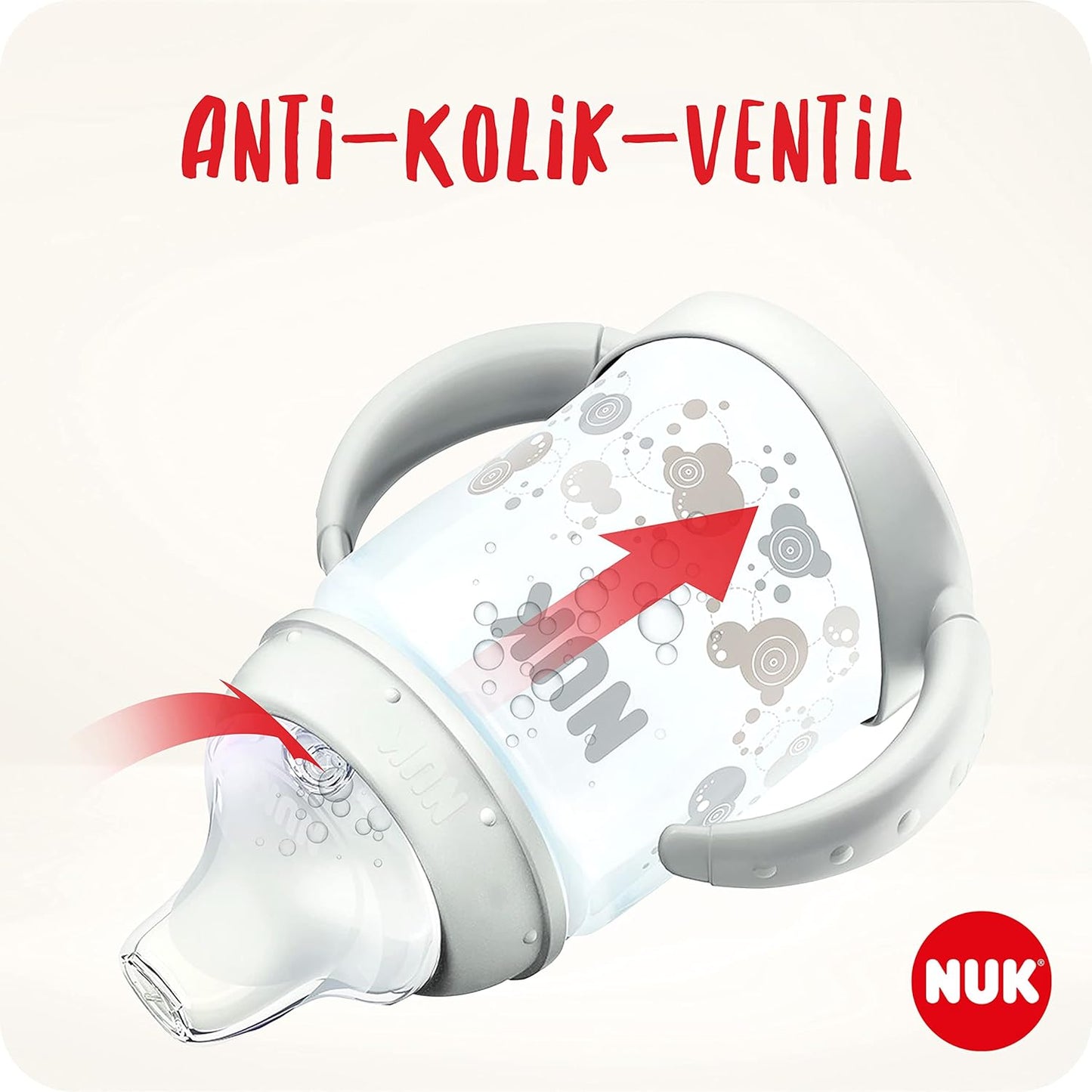 NUK First Choice+ Drinking Bottle - Natural - Winnie the Pooh