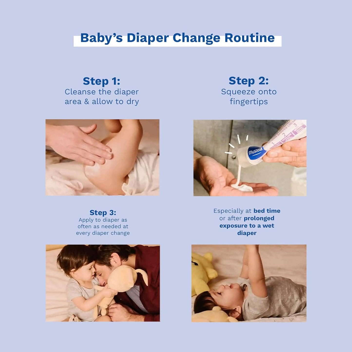 Mustela Baby Diaper Rash Vitamin Barrier Cream - 50ml