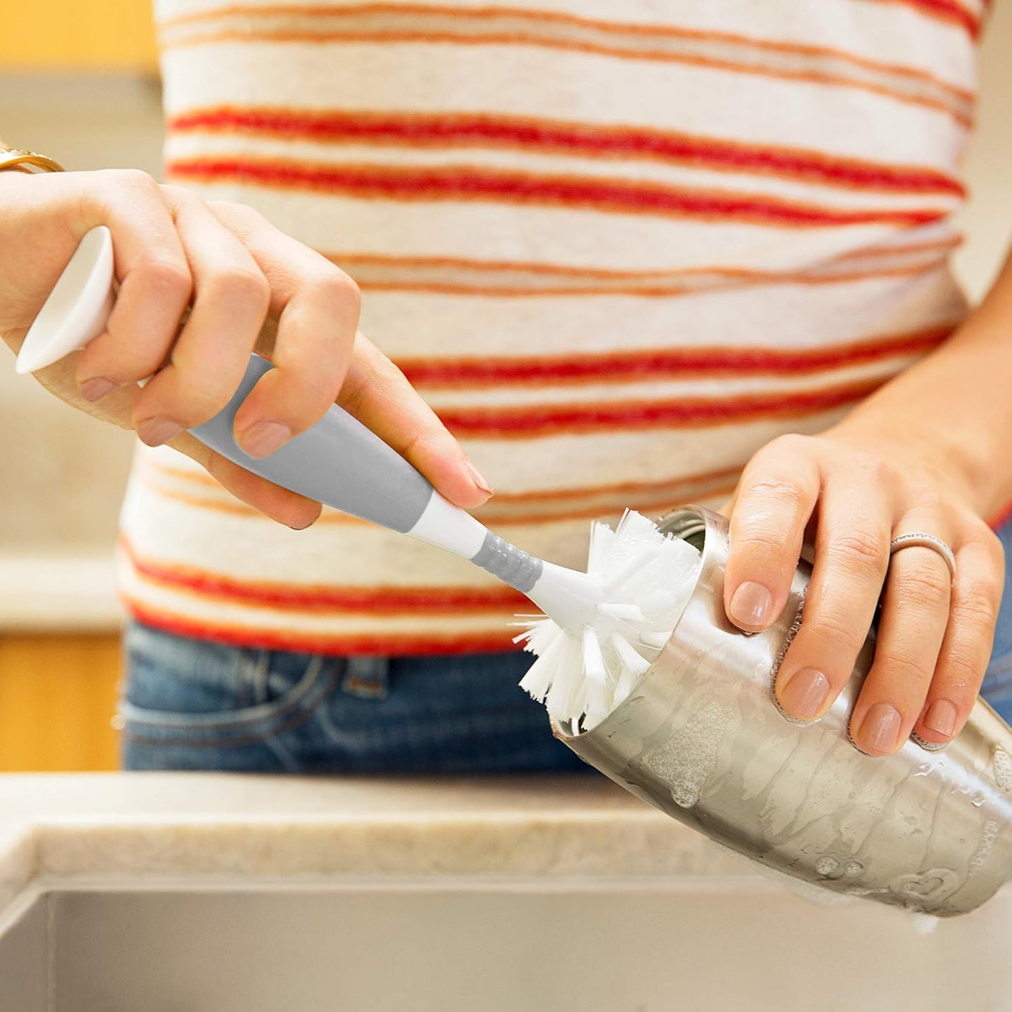 Munchkin Bottle & teat cleaning Brush set - Gray