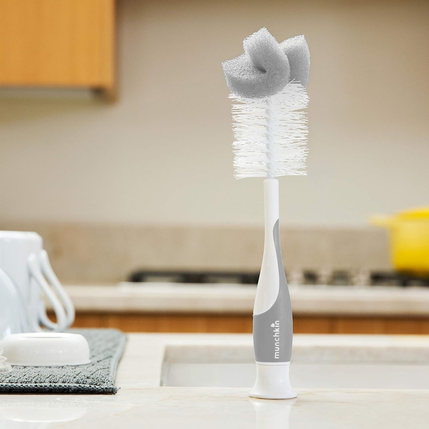 Munchkin Sponge Bottle Brush - Gray