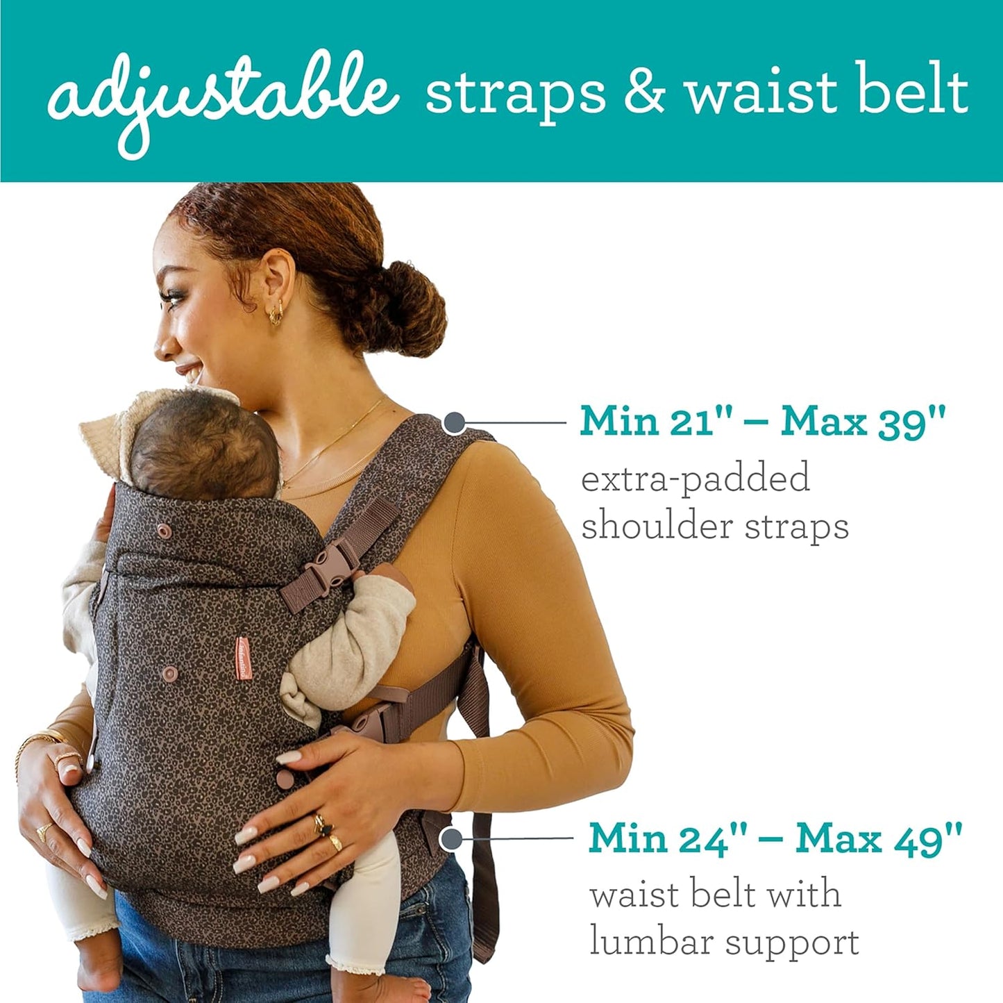 Infantino - Flip 4-in-1 Convertible Carrier - Leopard