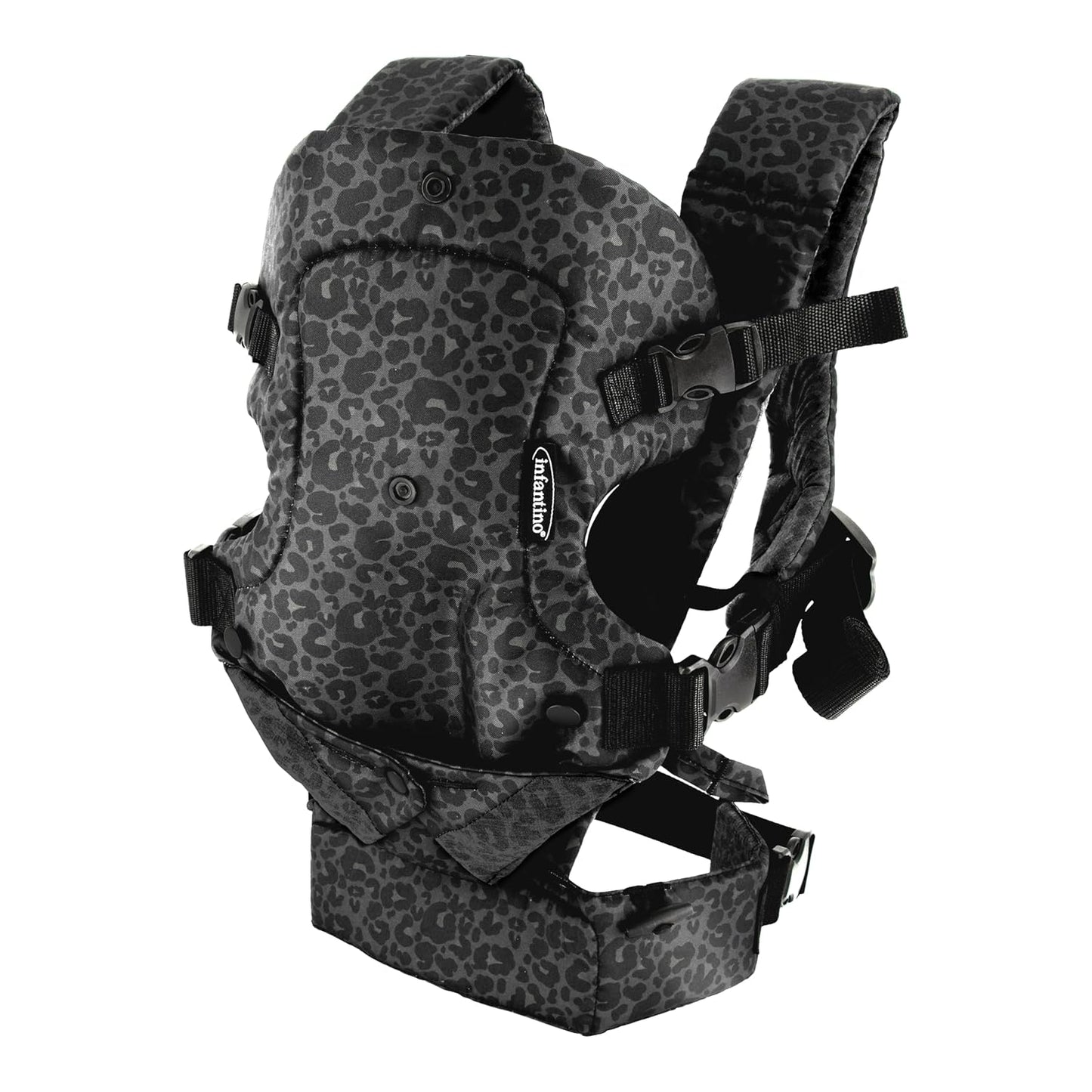 Infantino - Flip 4-in-1 Convertible Carrier - Black Leopard